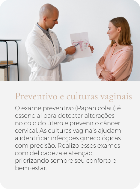Preventivo e culturas vaginais