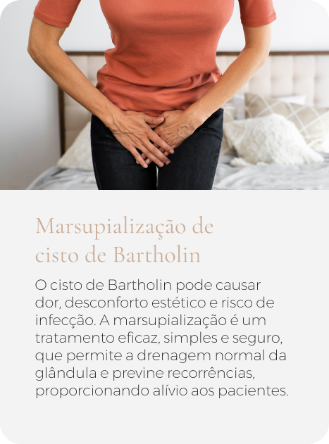 Marsupialização de cisto de Bartholin